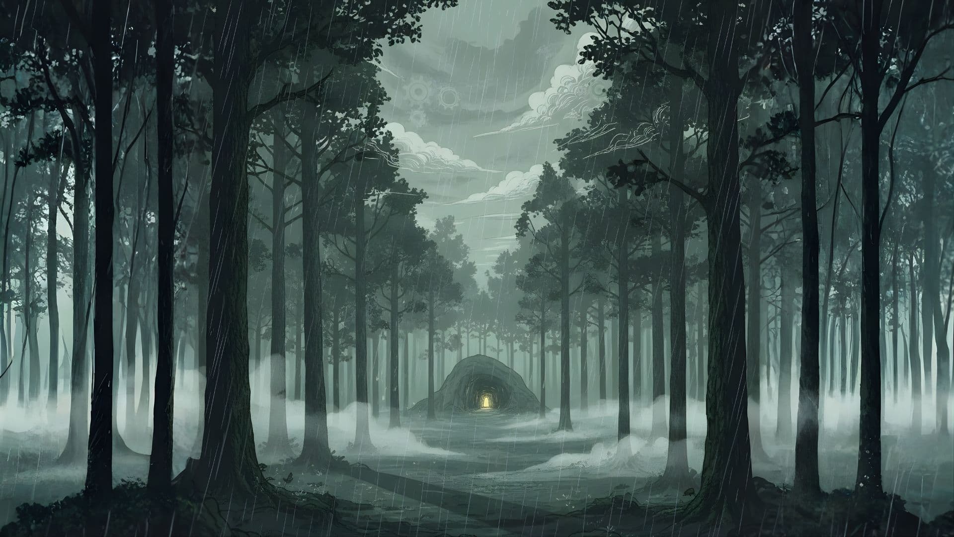 DINDEU illustration — Dark themed automation concept